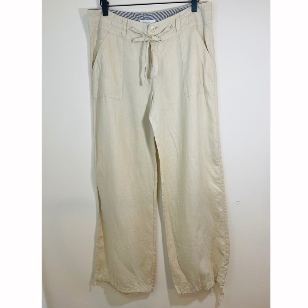 Love Tree | Linen Wide Leg Beach Pants